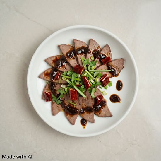 Pork Skirt Meat with Soy Sauce Paste (豬肝連)